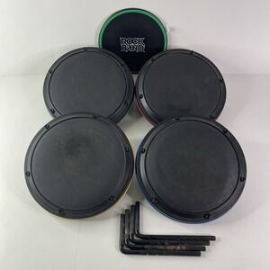 Ion Drum Rocker Pads Lot Of 4 Red Yellow Green Blue Xbox 360/Wii/PS3 Rock Band